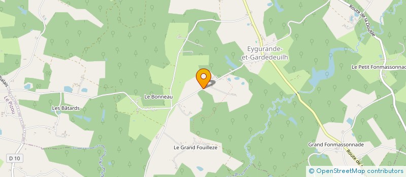 localisation de l'entreprise CELINE CARTEAUX  EYGURANDE-ET-GARDEDEUIL