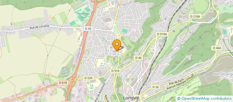 localisation de l'entreprise CELINE CHAUSSURES à LONGWY