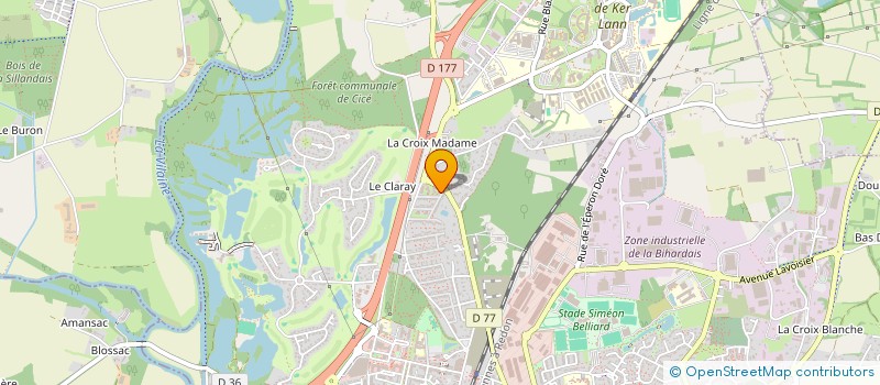 localisation de l'entreprise CELINE COLIN SOLUTIONS  BRUZ