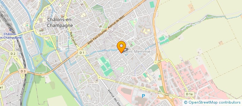 localisation de l'entreprise CELINE CONCIERGERIE CHALONNAISE  SAINT-MEMMIE