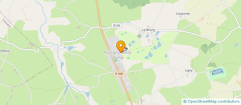 localisation de l'entreprise CELINE COSSIE PHYSIQUE MEDICALE à POULIGNY-NOTRE-DAME