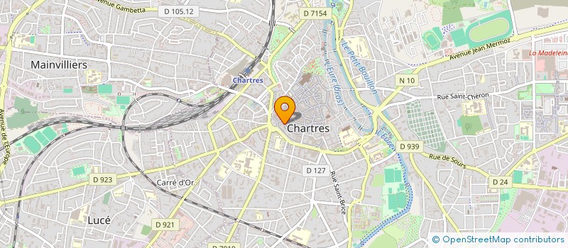 localisation de l'entreprise CELINE COUTURE à CHARTRES