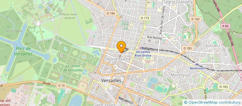 localisation de l'entreprise CELINE COUVE-DUMEZ à VERSAILLES