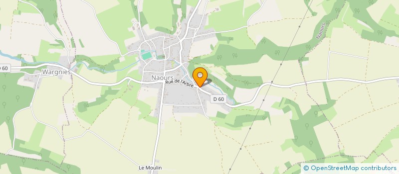 localisation de l'entreprise CELINE D  NAOURS