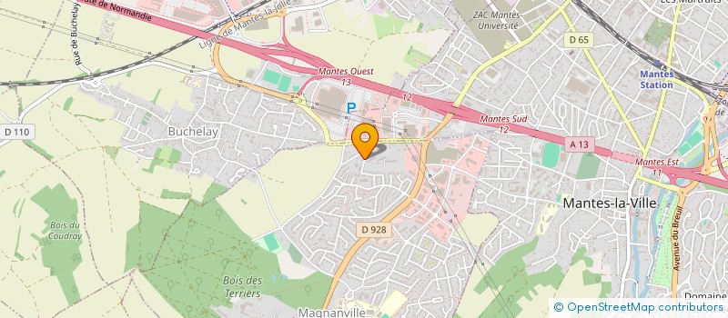 localisation de l'entreprise CELINE DIAGNOSTICS  MAGNANVILLE