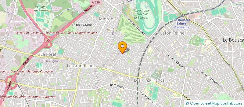 localisation de l'entreprise CELINE DUMAS  BORDEAUX