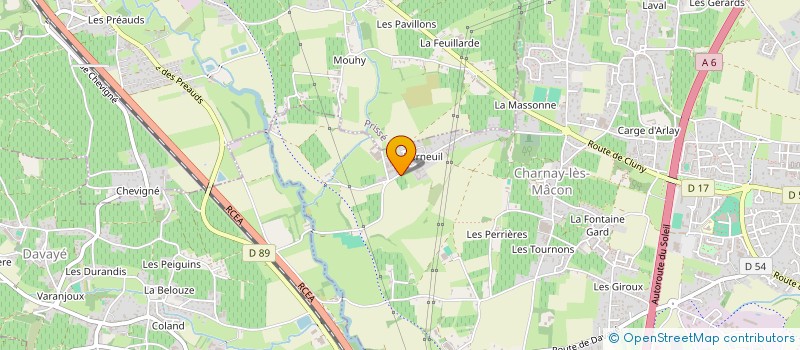 localisation de l'entreprise CELINE DUREUX IMMOBILIER à CHARNAY-LES-MACON