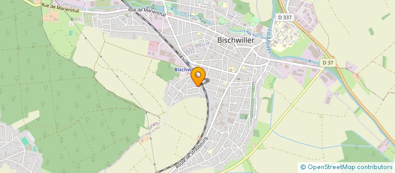 localisation de l'entreprise CELINE ERDINGER  BISCHWILLER