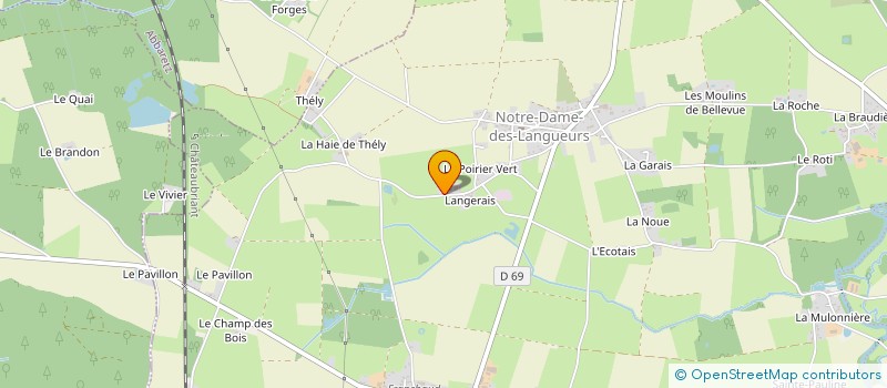 localisation de l'entreprise CELINE ET DAVID  JOUE-SUR-ERDRE