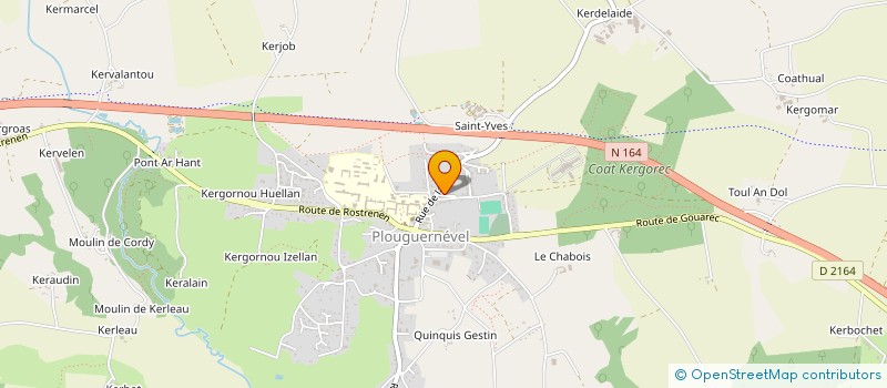 localisation de l'entreprise CELINE ET DENIS LE FLOCH  PLOUGUERNEVEL