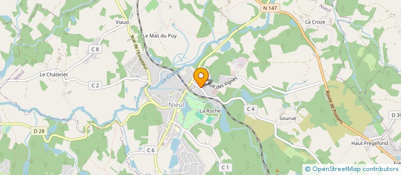localisation de l'entreprise CELINE ET ERIC à NIEUL