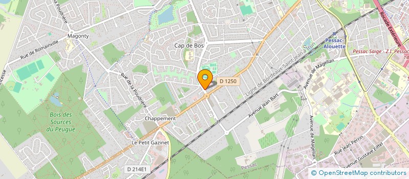 localisation de l'entreprise CELINE ET NICOLAS DESCAMPS  PESSAC