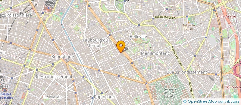 localisation de l'entreprise CELINE ET SIBELLE  PARIS