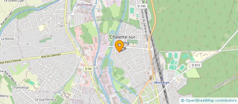 localisation de l'entreprise CELINE ET THIERRY à CHALETTE-SUR-LOING