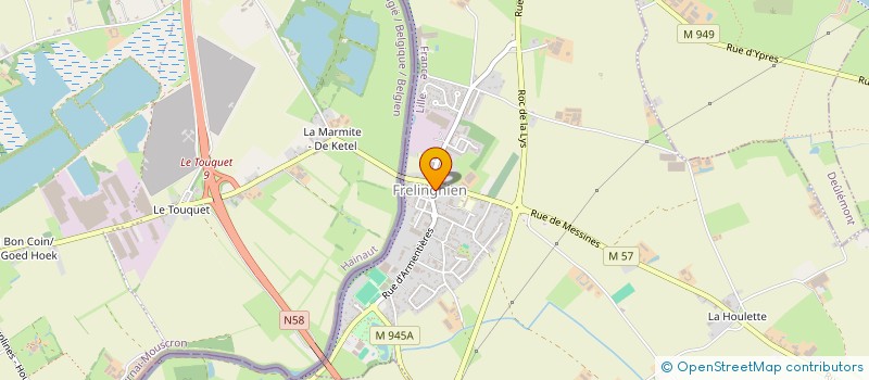 localisation de l'entreprise CELINE ET TOTOR  FRELINGHIEN