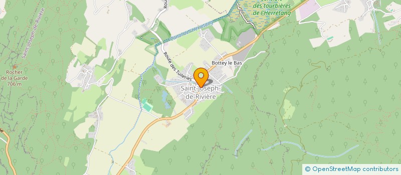 localisation de l'entreprise CELINE & FRANCOIS  SAINT-JOSEPH-DE-RIVIERE