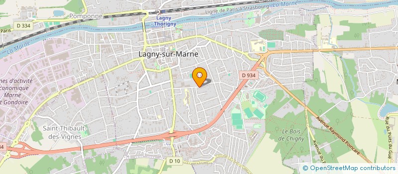 localisation de l'entreprise CELINE HOLDING à LAGNY-SUR-MARNE