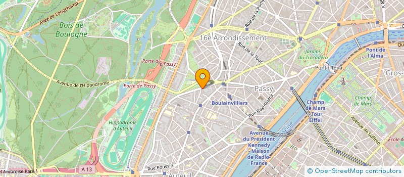localisation de l'entreprise CELINE HOTESSES à PARIS