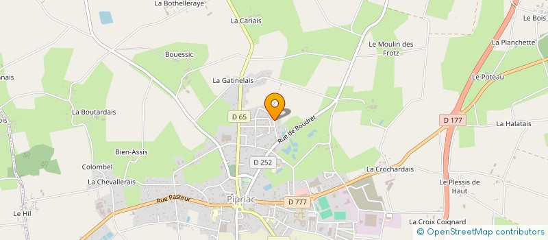 localisation de l'entreprise CELINE INVEST  PIPRIAC