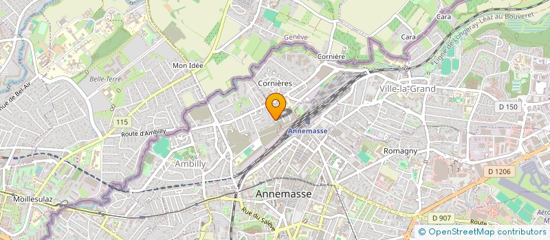 localisation de l'entreprise CELINE JOSEPH FONTAINE  AMBILLY