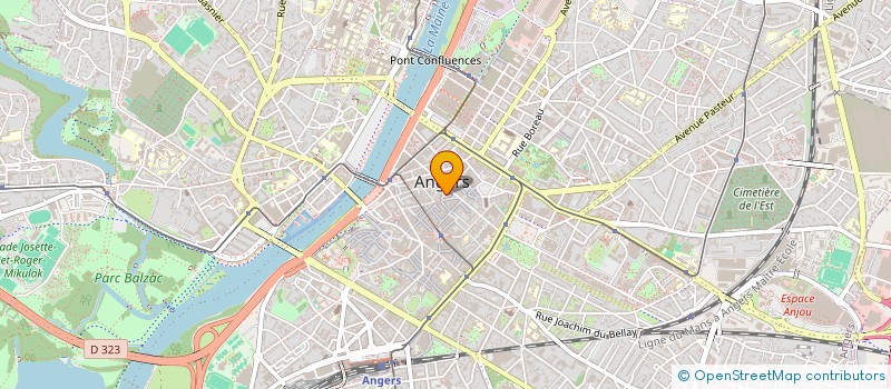 localisation de l'entreprise CELINE JULES à ANGERS