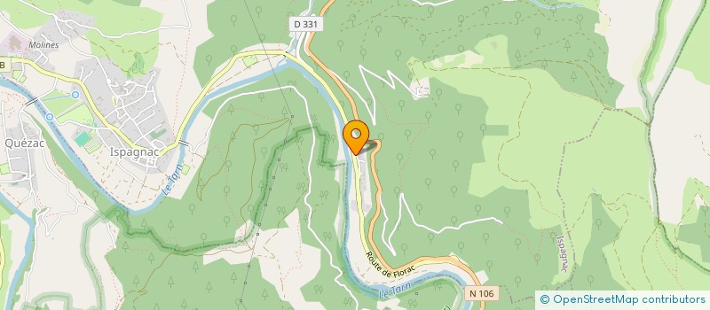 localisation de l'entreprise CELINE LAFABRIE  GORGES DU TARN CAUSSES