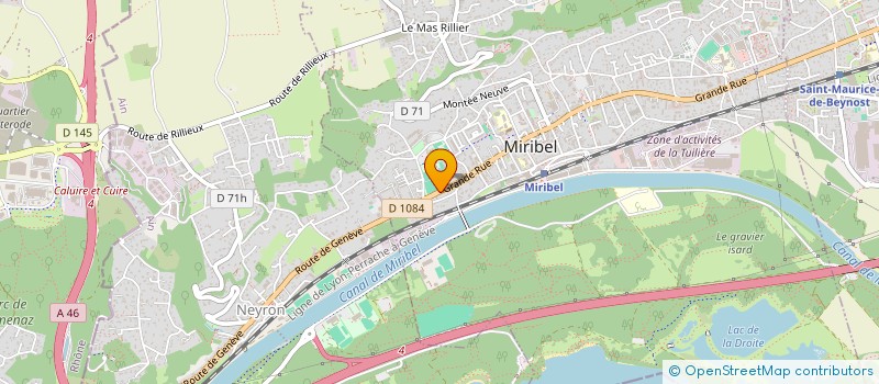 localisation de l'entreprise CELINE MAQUILLAGE PERMANENT à MIRIBEL