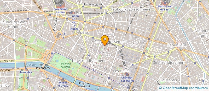 localisation de l'entreprise CELINE MONTAIGNE  PARIS