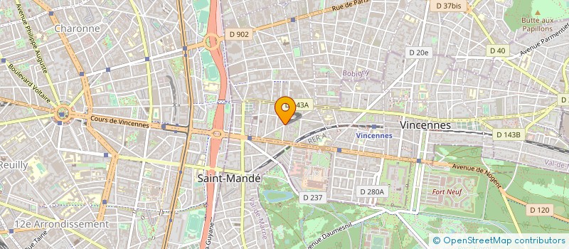 localisation de l'entreprise CELINE NAILS à VINCENNES