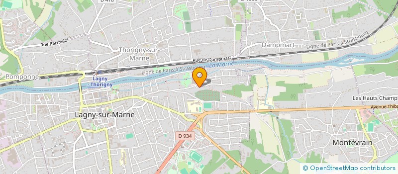localisation de l'entreprise CELINE & ROMUALD INVESTISSEMENT à LAGNY-SUR-MARNE