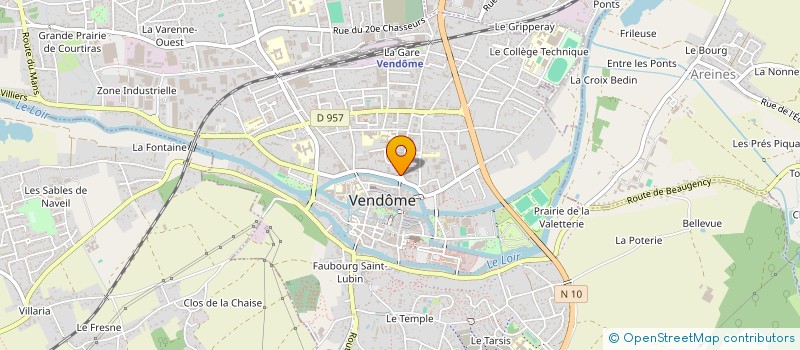 localisation de l'entreprise CELINE ROUGERON  VENDOME