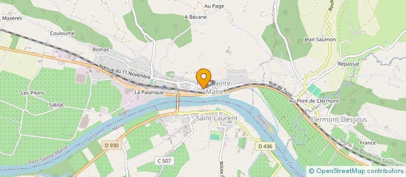 localisation de l'entreprise CELINE SAENZ-RICHASSE, NOTAIRE  PORT-SAINTE-MARIE