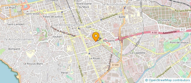 localisation de l'entreprise CELINE SCHENER à MARSEILLE