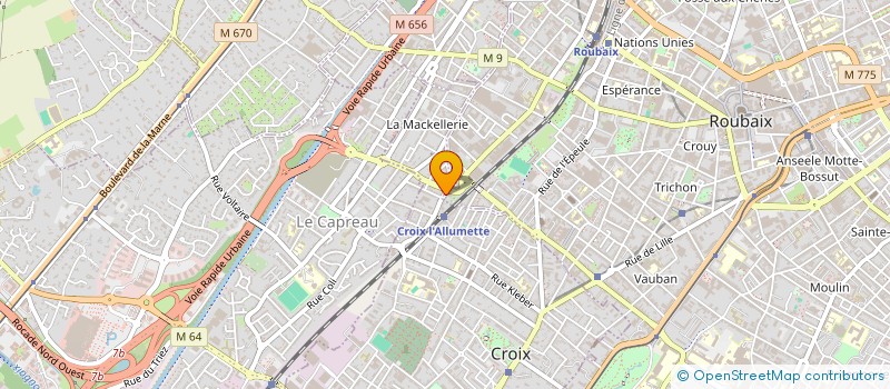 localisation de l'entreprise CELINE STYLE à ROUBAIX