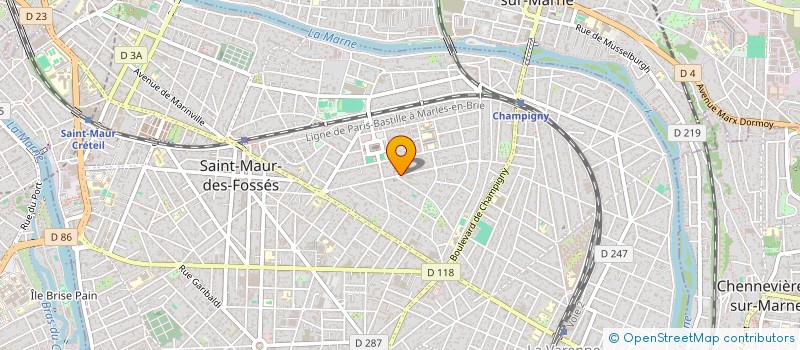 localisation de l'entreprise CELINE SURREL SASU  SAINT-MAUR-DES-FOSSES