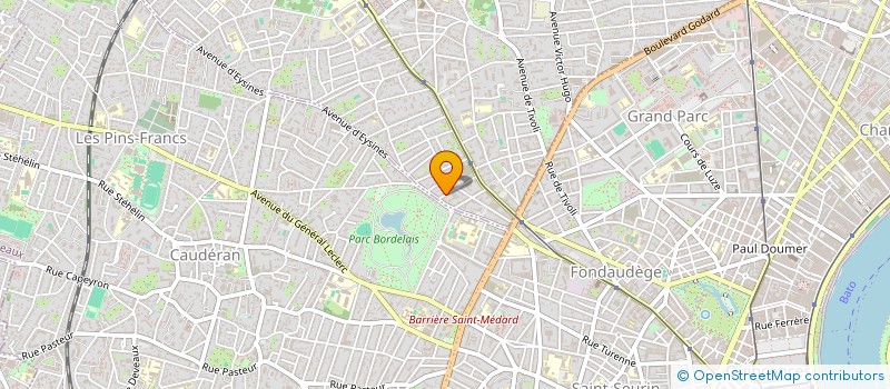 localisation de l'entreprise CELINE VERGELY CONSEIL à LE BOUSCAT