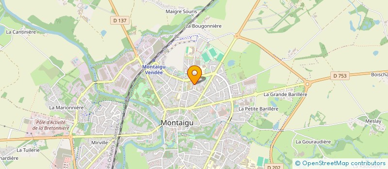 localisation de l'entreprise CELINE VOLEAU à MONTAIGU-VENDEE