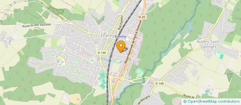 localisation de l'entreprise CELINEL 24  ETRECHY