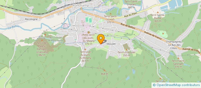 localisation de l'entreprise CELINEM  PLANCHER-BAS