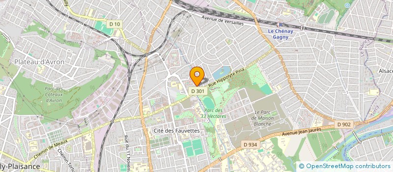 localisation de l'entreprise CELINETECH à NEUILLY-SUR-MARNE