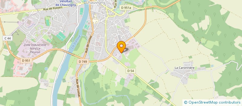 localisation de l'entreprise CELINNA  CHAUVIGNY