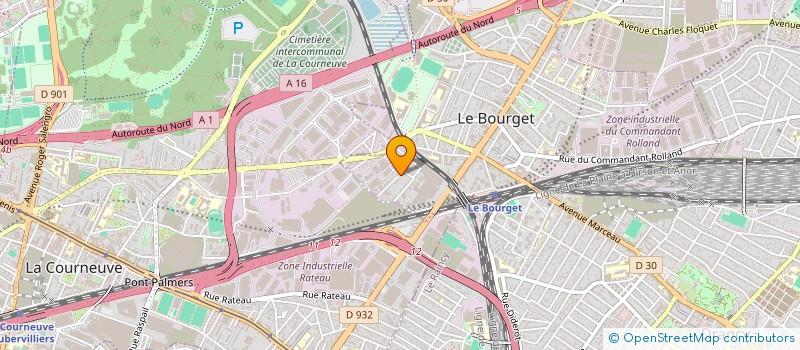 localisation de l'entreprise CELINTHANA à LE BOURGET
