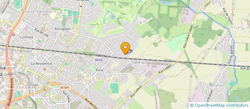 localisation de l'entreprise CELIOM à VILLENEUVE-D'ASCQ