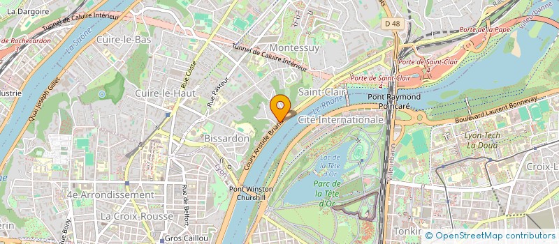 localisation de l'entreprise CELION  CALUIRE-ET-CUIRE