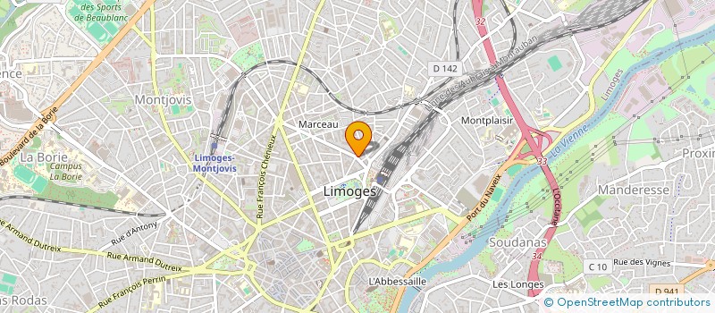 localisation de l'entreprise CELIOS TECHNOLOGIES à LIMOGES