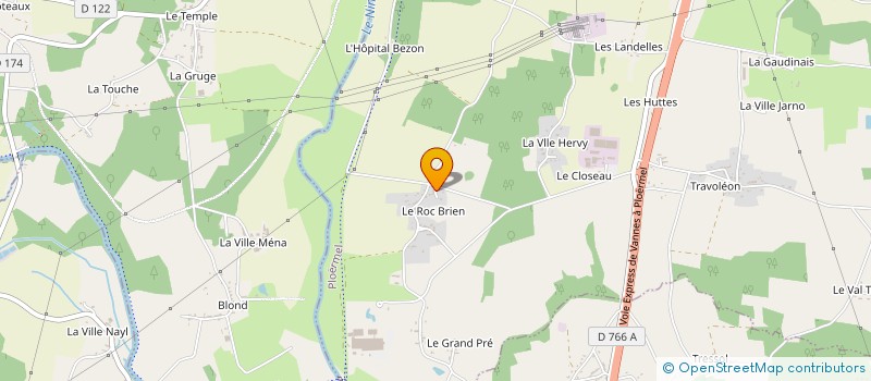 localisation de l'entreprise CELIOTT  PLOERMEL