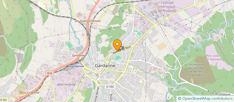 localisation de l'entreprise CELIPA CARBURANTS  GARDANNE