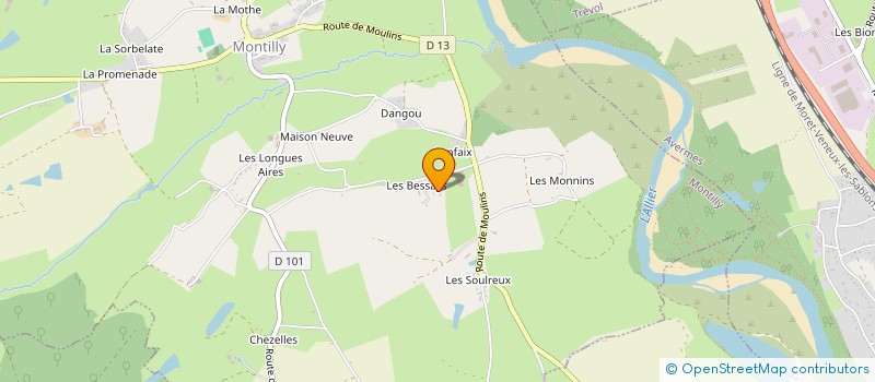 localisation de l'entreprise CELIPYM  MONTILLY