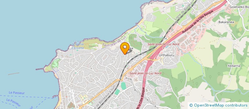 localisation de l'entreprise CELIS  SAINT-JEAN-DE-LUZ