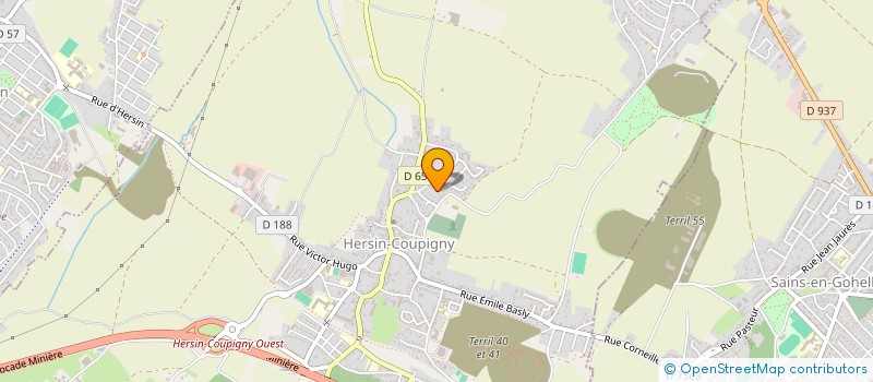 localisation de l'entreprise CELIS  HERSIN-COUPIGNY